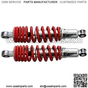 Pack of 2 Rear Shock 250mm 9.84" Absorber Sensa-Trac Suspension for ATV 4 Wheeler Quad Bikes