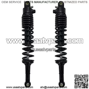 One Pair 400mm 410mm 420mm 430mm 440mm 450mm Motorcycle Shock Absorber Rear Suspension Fit for Yamaha Suzuki Kawasaki ATV Motorcycle Rear Shock Motorcycle Shock Absorber (Color : 400mm)