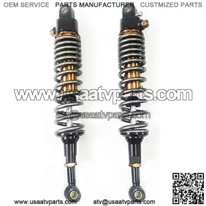 One Pair 400mm 410mm 420mm 430mm 440mm 450mm Motorcycle Shock Absorber Rear Suspension Fit for Yamaha Suzuki Kawasaki ATV Motorcycle Rear Spring Shock Absorber Motorcycle Shock Absorber