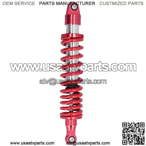 14.2in Rear Suspension Shock Absorber, Steel Alloy Adjustable Spring Pressure Damper Replacement for Motorcycle ATV Go Karts