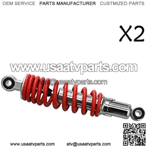 2Pcs 290mm 11.4" Rear Shock Absorber Suspension Sensa-Trac Load for Quad ATV Go Kart Buggy