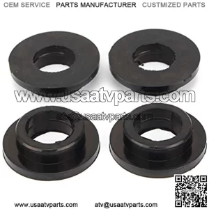 Shock Absorber Bushing Mount Front Rear Suspension Bushings Kit Rubber for ATV Snowmobile - 0604-310 (Pack of 4)