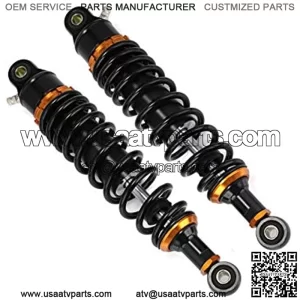 Motorcycle Rear Damper 1 Pair 12.5" 320mm Motorcycle Air Shock Absorber Rear Suspension Fit for Motor Scooter Dirt Bike ATV Quad Black D30 Motorcycle Shock Absorber