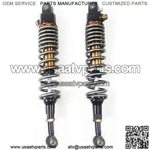 Spring Assemblies One Pair 400mm 410mm 420mm 430mm 440mm 450mm Motorcycle Shock Absorber Rear Suspension Fit for YMAHA Suzuki Kawasaki ATV,Air Shock Absorber Rear Suspension (Color : 430mm)