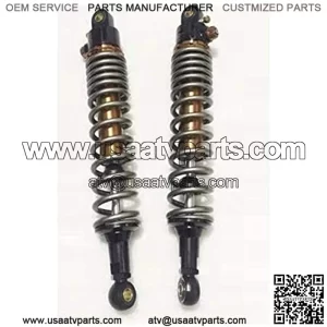 400mm/410mm/420mm/430mm/440mm/450mm Motorcycle Shock Absorber Suspension Fit for YMAHA Suzuki Kawasaki ATV,Air Shock Absorber Rear Suspension Motorcycle Shock Absorber (Color : 420mm)