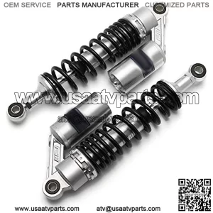 Motorcycle Suspension Strut Motorcycle Shocks Silver Black 320mm 340mm 360mm 400mm 440m Motorcycle Air Shock Absorber Rear Suspension ATV Quad Scooter Dirt Bike Motor D30 (Color : M99 18 1 320mm)