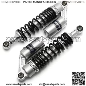 Motorcycle Shocks Silver Black 320mm 340mm 360mm 400mm 440m Motorcycle Air Shock Absorber Rear Suspension ATV Quad Scooter Dirt Bike Motor D30 Motorcycle Shock Absorber Rear ( Color : M99 18 1 320mm )