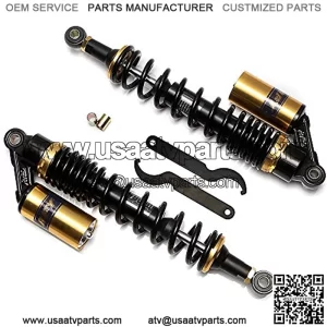 Motorcycle Shocks 280mm 320mm 340mm 360mm 380mm 400mm 440mm Motorcycle Air Shock Absorber Rear Suspension ATV Quad Scooter Dirt Bike Motor D30 Motorcycle Suspension (Color : M99 15 2 280mm)