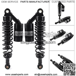 Universal Motorcycle 320mm 12.5" Black Air Shocks ATV UTV Rear Suspension Shocks For ATV UTV Go Kart Quad Dirt Bikes