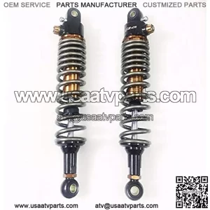 Motorcycle Suspension Motorcycle Air Shocks Absorbers Fit for Kawasaki Yamaha Banshee ATV Replacement Motorcycle Spring Shock Absorber Motorcycle Shock Absorber (Color : 370mm)