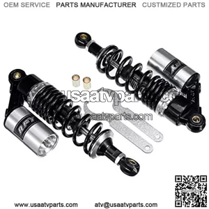 Motorcycle Suspension Strut Universal 280/320/340/360/380/400mm Motorcycle Air Shock Absorber Rear Suspension Fit For Suzuki/Fit For Yamaha Fit For Scooter ATV Quad Dirt Bike Motorcycle Shock Absorber