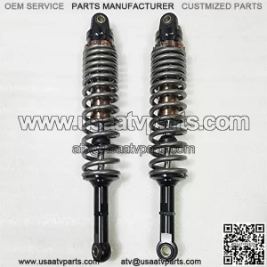 One Pair 400mm 410mm 420mm 430mm 440mm 450mm Motorcycle Shock Absorber Rear Suspension Fit For Ymaha Fit For Suzuki Fit For Kawasaki Atv Shock Absorbers Motorcycle Shock Absorber ( Color : 430mm )