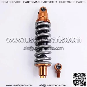 1 Piece Shock Absorber Rear Suspension 330mm 13 inches Round Ends Motorcycle Replacement Universal for Scooter Atv Quad Dirt Sport Bike Go Kart Suzuki Kawasaki Yamaha Grey