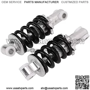 Amortiguador de choque de bicicleta, 2 piezas de 400 libras de carga, 4.9 pulgadas, amortiguador de motocicleta ajustable de alta dureza para scooter elctrico de 47 cc 49 cc Super Minimoto