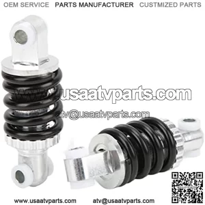 Amortiguador de motocicleta, amortiguador de suspensin de alta dureza 90 mm/3,54 pulgadas 2 piezas/juego ajustable para 47 cc 49 cc Super Minimoto ATV scooter elctrico PIT Bike