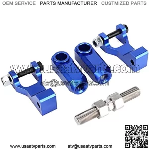 Front Lowering Kit, ATV Adjustable Front Rear Lowering Kit 1in/2in/3in/4in Fits for Yamaha Raptor 350 660 700(Blue)