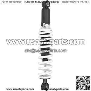 Motorcycle Rear S-hock Absorbers,305mm/12in White + Black Rear Shock Damper Aluminum Alloy Spring, for Motorcycles, ATVs, Off-road Vehicles, Scooters