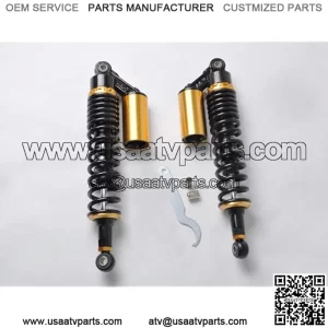 14.75" 375mm Pair Front Shocks Absorber Replacement For Yamaha Banshee ATV