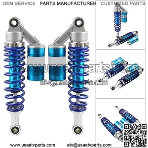 1 Pair Motorcycle 320mm Blue Air Shocks Rear Suspension ATV UTV Shocks For Honda, For Suzuki, For Yamaha, For
