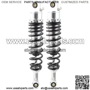 Pair 340MM Motorcycle Rear Shocks Absorbers Suspension Universal Fits for Honda Yamaha Suzuki Scooter ATV UTV Dirt Street Bike