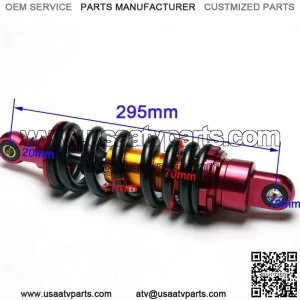 295mm 11.6" Rear Shock Absorber ATV Pit Dirt Bike Taotao Coolster 125cc 150c 110