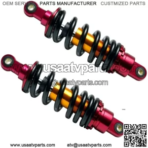 2x 10.5" 270mm Rear Shock Absorber Dirt Pit Bike ATV SSR Coolster 110cc 125cc