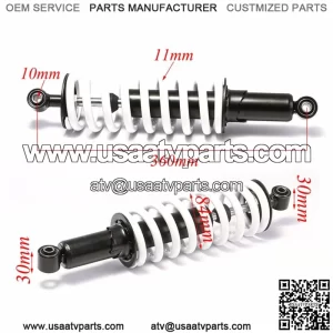 2x 360mm 14" Rear Shock Absorber ATV Quad Dirt Pit Bike Go Kart Taotao Coolster
