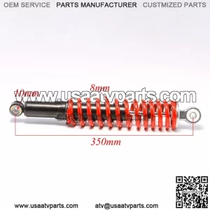 350mm 14" Front Shock Absorber Suspension For ATV Quad Buggy Go Kart Dirt Bike