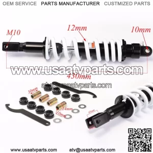 430mm 17" Motorcycle Rear Shock Absorber Suspension 200cc 250 Pit DIRT BIKE ATV