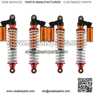 4x 320mm 12.5" Front Shock Absorber for ATV QUAD Go Kart Dirt Pit Bike 800lbs