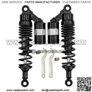 Black 360mm 14" Rear Air Shock Absorbers Suspension ATV Motorcycle For Honda