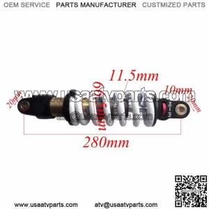 850LB 280mm Rear Shock Absorber Suspension 125cc 150cc 160cc KLX CRF70 TTR