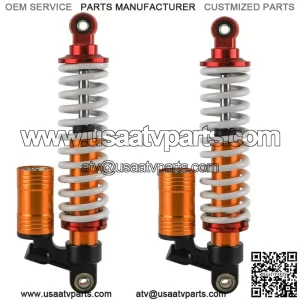 Pair 320mm 12.5" Front Shock Absorber Oil Filled for Go Kart ATV Quad 4 Wheeler