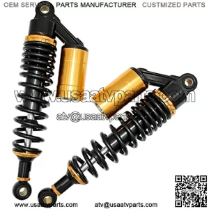 Universal Motorcycle Shocks - 340mm Rear Air Shocks Absorber for Honda Kawasaki Suzuki Yamaha Go Kart ScootersSport Street Bike