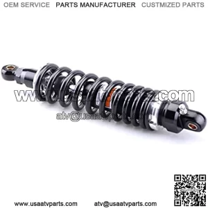 Motorcycle 365mm 14.37nch Air Shock Absorbers Rear Suspension Adjustable Universal Fit For Kawasaki Honda Suzuki Yamaha ATV Go Kart Quad Dirt Sport Bikes Black Silver 1Piece