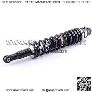 Motorcycle 430mm 16.92inch Air Shock Absorbers Rear Suspension Universal Fit For Kawasaki Honda Suzuki Yamaha ATV Go Kart Quad Dirt Sport Bikes Black Silver 1Piece