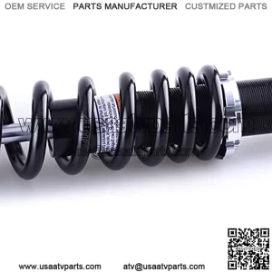 Motorcycle 500mm 19.68inch Air Shock Absorbers Rear Suspension Aluminum Universal Fit For Kawasaki Honda Suzuki Yamaha ATV Go Kart Quad Dirt Sport Bikes Black Silver 1Piece