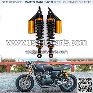 2pcs 320mm motorcycle universal shock absorber, adjustable air reservoir, Load 440 lbs/200kg, Fit for Honda Suzuki Yamaha Kawasaki ATV to go-kart four dirty sports bike Amoy ATV 125 repair car