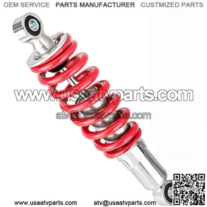 10.25" 260mm Rear Shock, Mono Shock, Universal Pit Bike Shock Replacement for SDG SSR Pitster Lifan 110cc 125cc 140cc 200cc 250cc Pit Dirt Bike 400LBS - Red