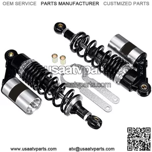 Absorber Suspension Spring Scooter Motorcycle Suspension Strut Universal 280/320/340/360/380/400mm Motorcycle Air Shock Absorber Rear Suspension Fit For Suzuki/Fit For Yamaha Fit For Scooter ATV Quad