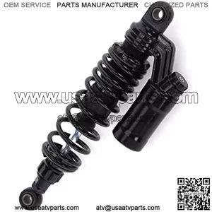Motorcycle Air Shock Rear Shock 320/340/ 360mm Universal Motorcycle Scooter Damping Adjustable Rear Shock Absorbers Fit for Yamaha Suzuki Kawasaki ATV Black (Color : 340mm 1pair)