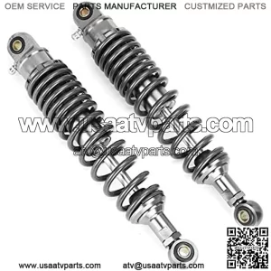 Motorcycle Air Shock Rear Shock 330mm Universal Motorcycle Air Shock Absorber Rear Suspension Fit for Yamaha Fit for Hionda ATV Quad Dirt Bike 110cc-140cc (Color : Silver)