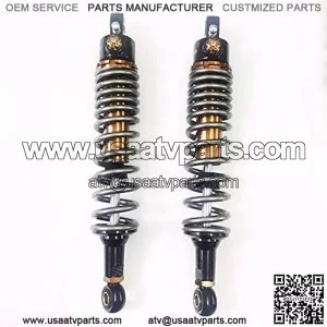 Motorcycle Air Shock Rear Shock 340MM 350MM 360MM 380MM Motorcycle Suspension Shock Absorbers Fit for Yamaha Suzuki Kawasaki Dirt Bikes Gokart ATV (Color : A-350mm)