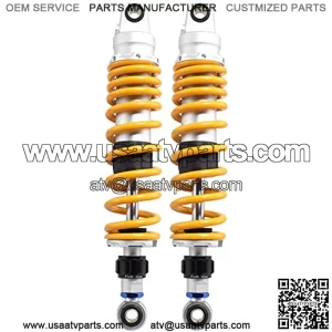 Motorcycle Suspension Strut Adjustable 330mm Hydraulic Shock Absorber Rear Suspension Fit for Yamaha Fit for Kawasaki Fit for Suzuki Fit for ATV 125S Fit for Benly Motorcycle Spring Shock