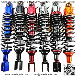 Shock Absorbers Universal 320mm/12.5" Motorcycle Air Shock Absorber Rear Suspension Fit For Yamaha Motor Scooter BWS XMAX Aerox Dio Zoomer ATV Motorcycle Rear Damping ( Color : Black 305mm Round )