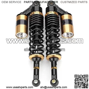 Spring Assemblies Motorcycle Shock Absorber 2pcs Universal Motorcycle Motorbike 360mm 14" Rear Air Shock Absorbers Suspension Fit for Yamaha/Fit for Scooter Fit for ATV Quad (Color : Style B)