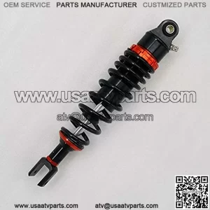 7mm Spring 320mm Motorcycle Nitrogen Fork Clevis Motorcycle Shock AbsorberRear Suspension Fit for Yamaha Motor Scooter ATV Quad BWS Fit for Xmax Motorcycle Suspension (Color : Orange)