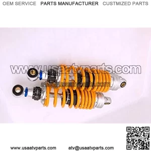 Shock Absorbers 8MM Spring 305MM AIR/NITROGEN Motorcycle Shock ABSORBERS Fit for Yamaha/Suzuki/Kawasaki/Dirt Bikes/ATV Yellow Motorcycle Suspension