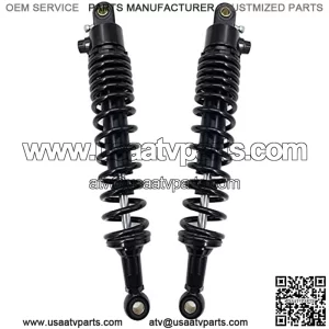 Shock Absorbers Motorcycle Shock Absorber 340MM 350MM 360MM 380MM Motorcycle Suspension Shock Absorbers Fit for Yamaha Suzuki Kawasaki Dirt Bikes Gokart ATV (Color : Clear)