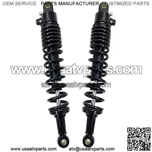 Motorcycle Rear Damper 340MM 350MM 360MM 380MM Motorcycle Suspension Shock Absorbers Fit for Yamaha Suzuki Kawasaki Dirt Bikes Gokart ATV,Motorcycle air Shock Absorber (Color : 350mm 1)